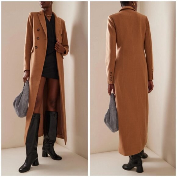 💕FAVORITE DAUGHTER💕 The Simon Coat ~ Camel Brown XS NWT - Picture 3 of 16